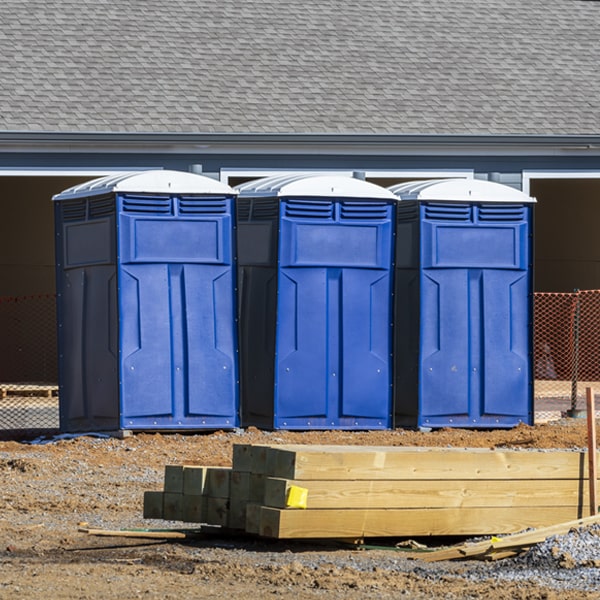 what is the expected delivery and pickup timeframe for the porta potties in Westmorland CA